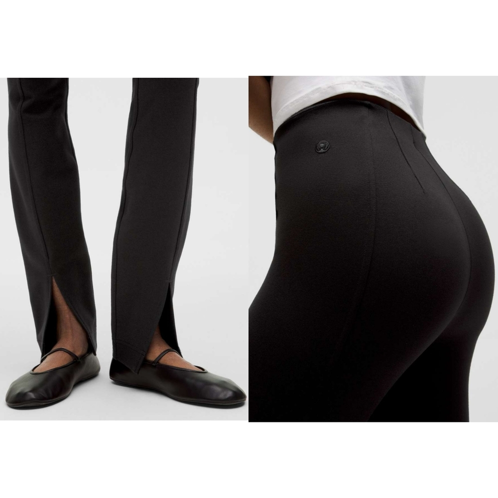 NWT Lululemon Stretch Knit High-Rise Pull-On Pant *Regular Women's Black Sz XXXS - Picture 5 of 16